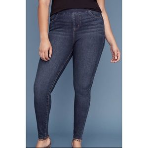{Lane Bryant} High Rise Pull On Jeans